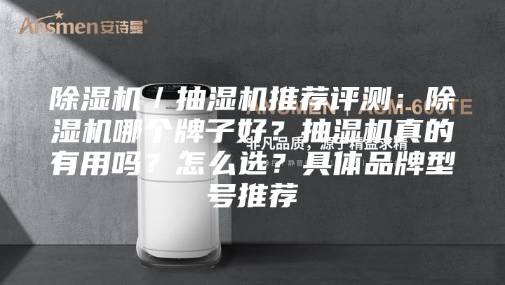 除濕機／抽濕機推薦評測：除濕機哪個牌子好？抽濕機真的有用嗎？怎么選？具體品牌型號推薦