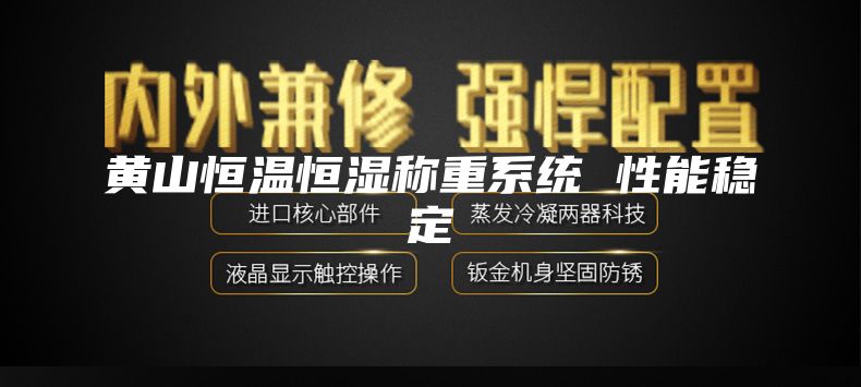 黃山恒溫恒濕稱重系統 性能穩定